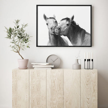 Wall art - Nursery horses - Canvas Prints - Poster Prints