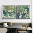 Wall Art - Obscured Horizon by Jennifer Goldberger (2 sets)- Canvas Prints-Poster Prints