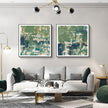 Wall Art - Obscured Horizon by Jennifer Goldberger (2 sets)- Canvas Prints-Poster Prints
