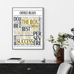 Wall Art - Office Rules - Canvas Prints-Poster Prints