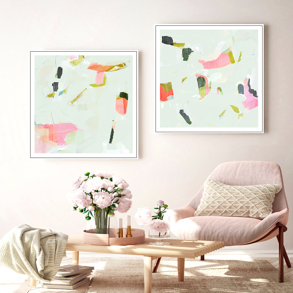 Wall Art - Olive Scatter (2 sets)- Canvas Prints-Poster Prints