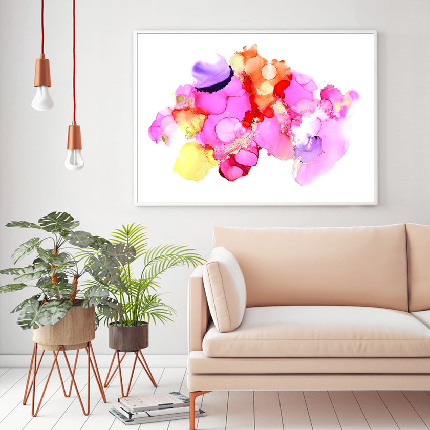 Wall art - Color Party 2 sets- Canvas Prints- Poster Prints