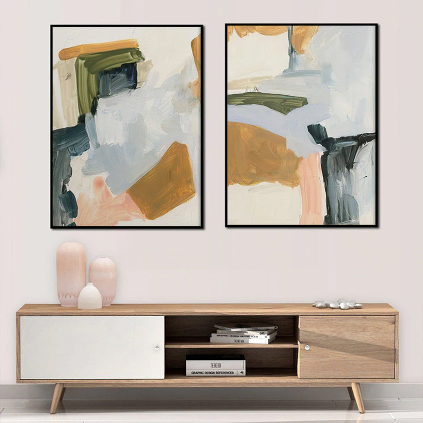 Wall art - Palette Meld (2 sets)- Canvas Prints- Poster Prints