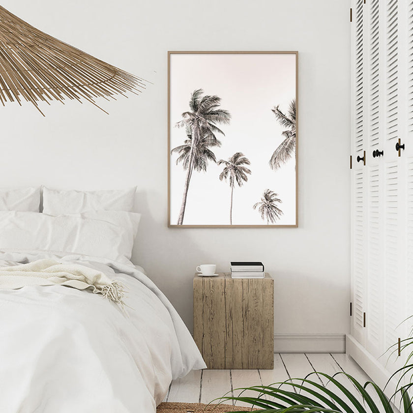 Wall art - Palm Tree Bohemian Style 2 sets- Canvas Prints- Poster Prints