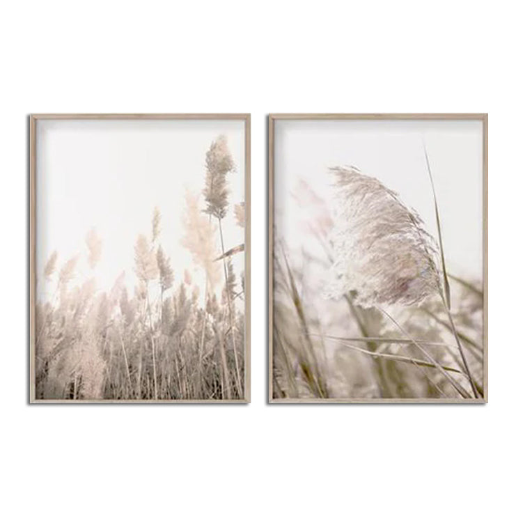 Wall art - Pampas Grass 2 sets- Canvas Prints- Poster Prints