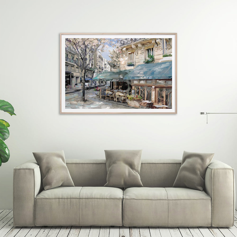 Wall Art - Paris French Cafe - Canvas Prints-Poster Prints