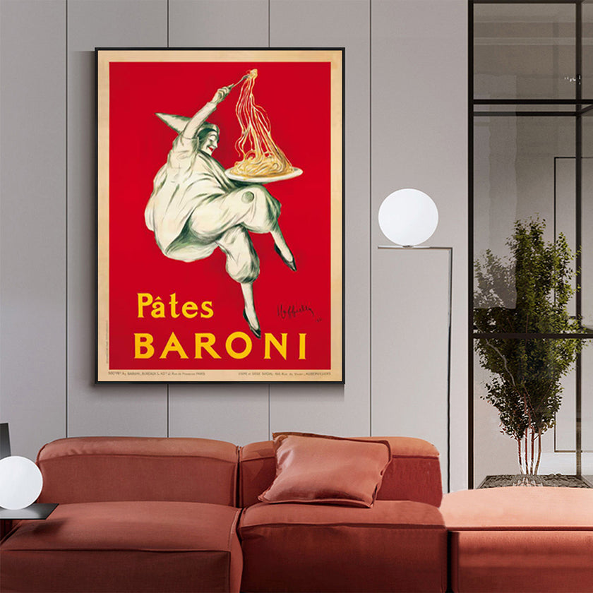 Wall Art - Pâtes Baroni Pasta - Canvas Prints-Poster Prints
