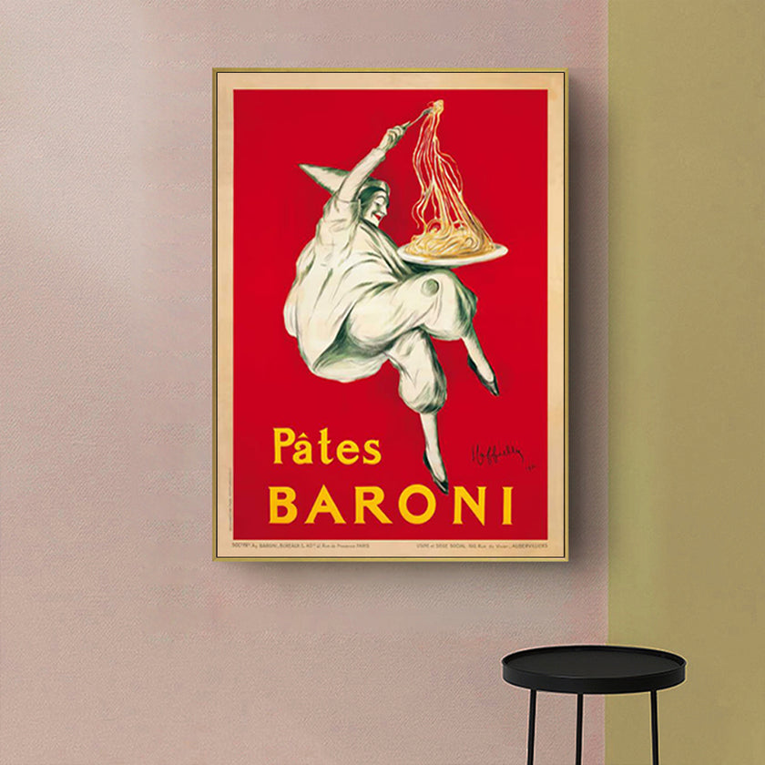 Wall Art - Pâtes Baroni Pasta - Canvas Prints-Poster Prints