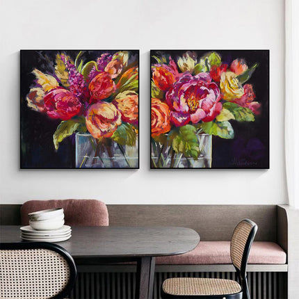 Wall Art - Peony Gardens (2 sets)- Canvas Prints-Poster Prints
