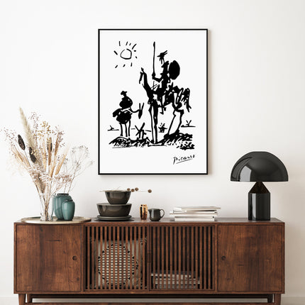 Wall Art - Picasso Print Don Quixote - Canvas Prints-Poster Prints