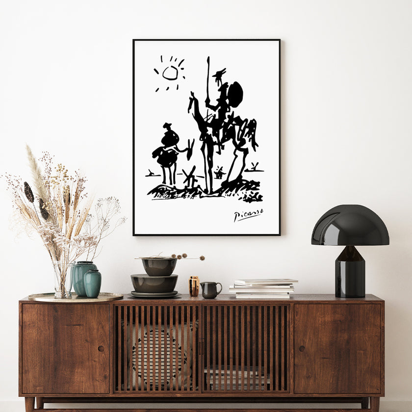 Wall Art - Picasso Print Don Quixote - Canvas Prints-Poster Prints