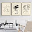 Wall Art  - Picasso Sketches 3 Sets - Poster Prints -Canvas Prints