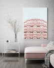 Wall art - Pink Building - Canvas prints- Poster prints