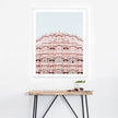 Wall art - Pink Building - Canvas prints- Poster prints