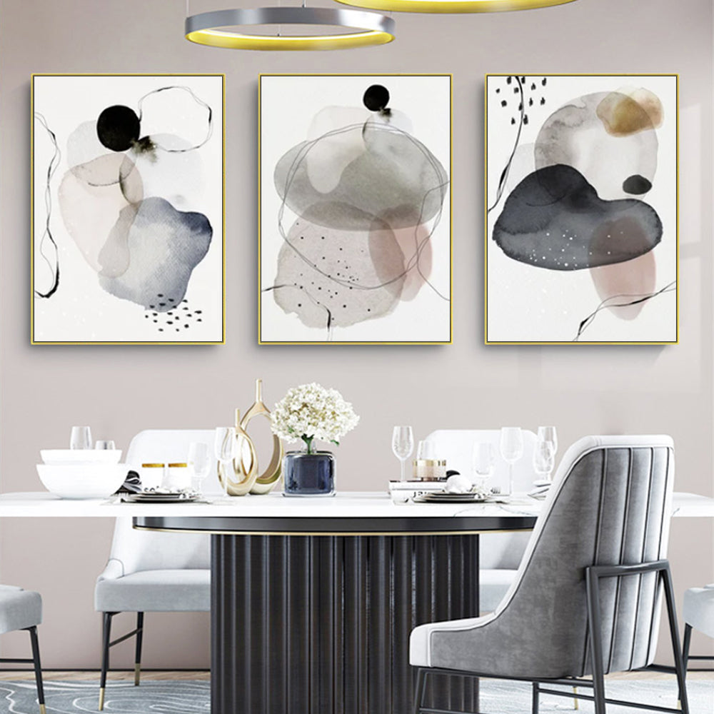 Wall Art  - Pink Vibe 3 Sets - Poster Prints -Canvas Prints