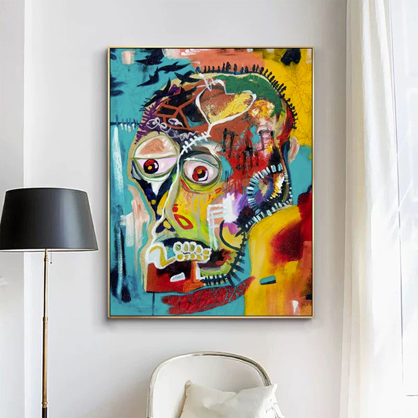 Wall Art - Pop Art By Michel Basquiat - Canvas Prints-Poster Prints