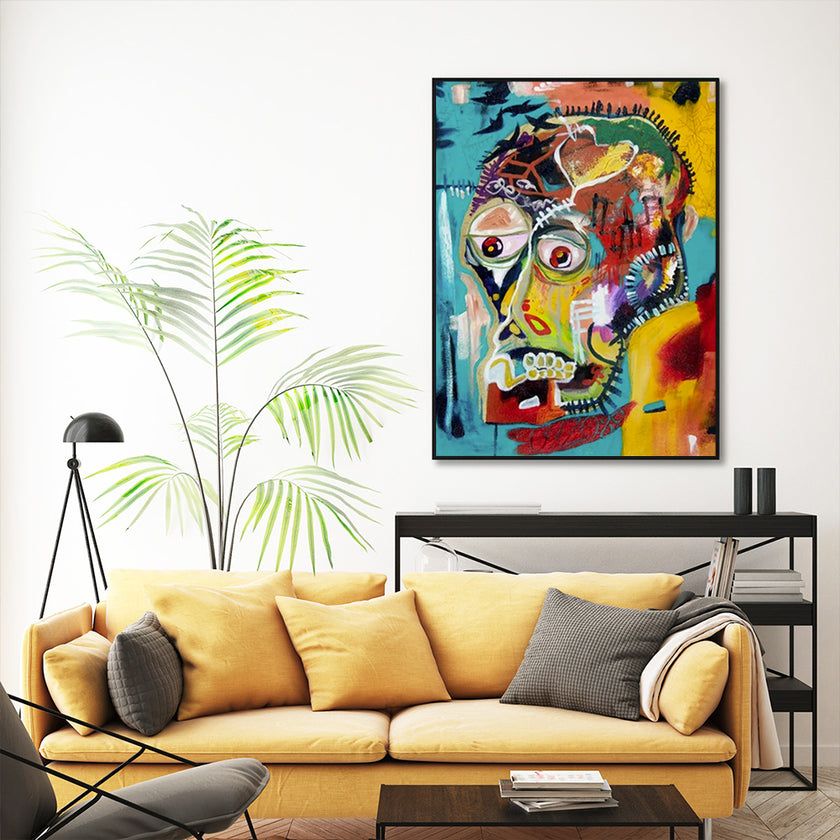Wall Art - Pop Art By Michel Basquiat - Canvas Prints-Poster Prints