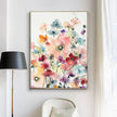 Wall Art - Poppies And Sweetpeas - Canvas Prints-Poster Prints