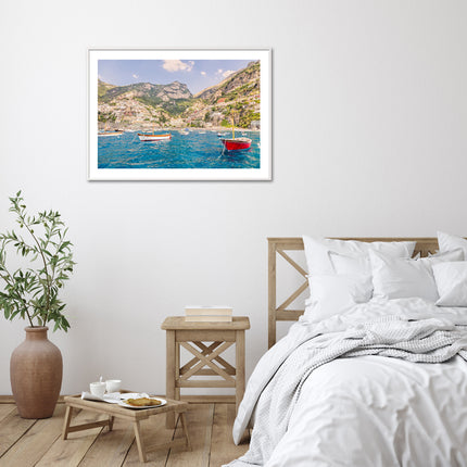 Wall Art - Positano Boats - Canvas Prints-Poster Prints