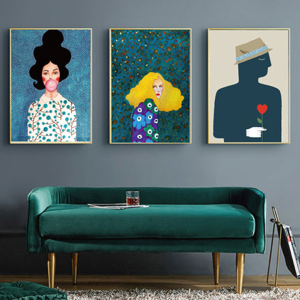 Wall Art prints - Modern Figures (3 sets) - Poster Prints -Canvas Prints