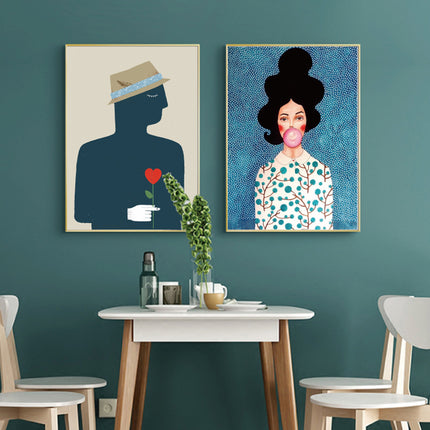 Wall Art prints - Modern Figures (3 sets) - Poster Prints -Canvas Prints