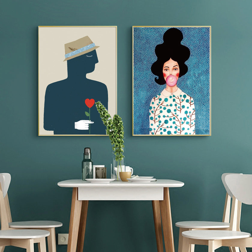 Wall Art prints - Modern Figures (3 sets) - Poster Prints -Canvas Prints