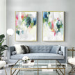 Wall art - Raspberry & Teal (2 sets)- Canvas Prints- Poster Prints