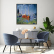 Wall Art - Red Boat By Monet - Canvas Prints-Poster Prints