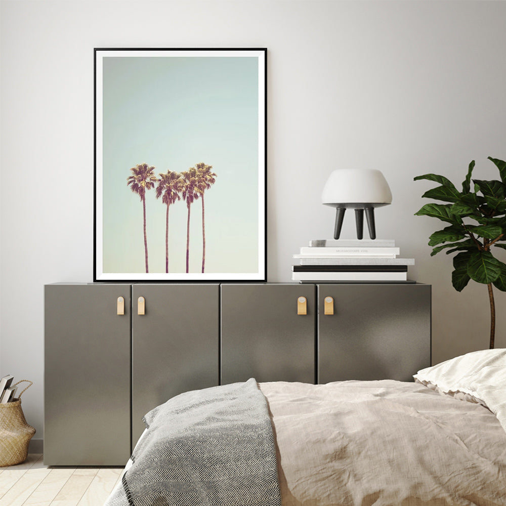 Wall Art - Retro Palm - Canvas Prints-Poster Prints