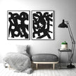 Wall art - Rock N Roll (2 sets)- Canvas Prints- Poster Prints