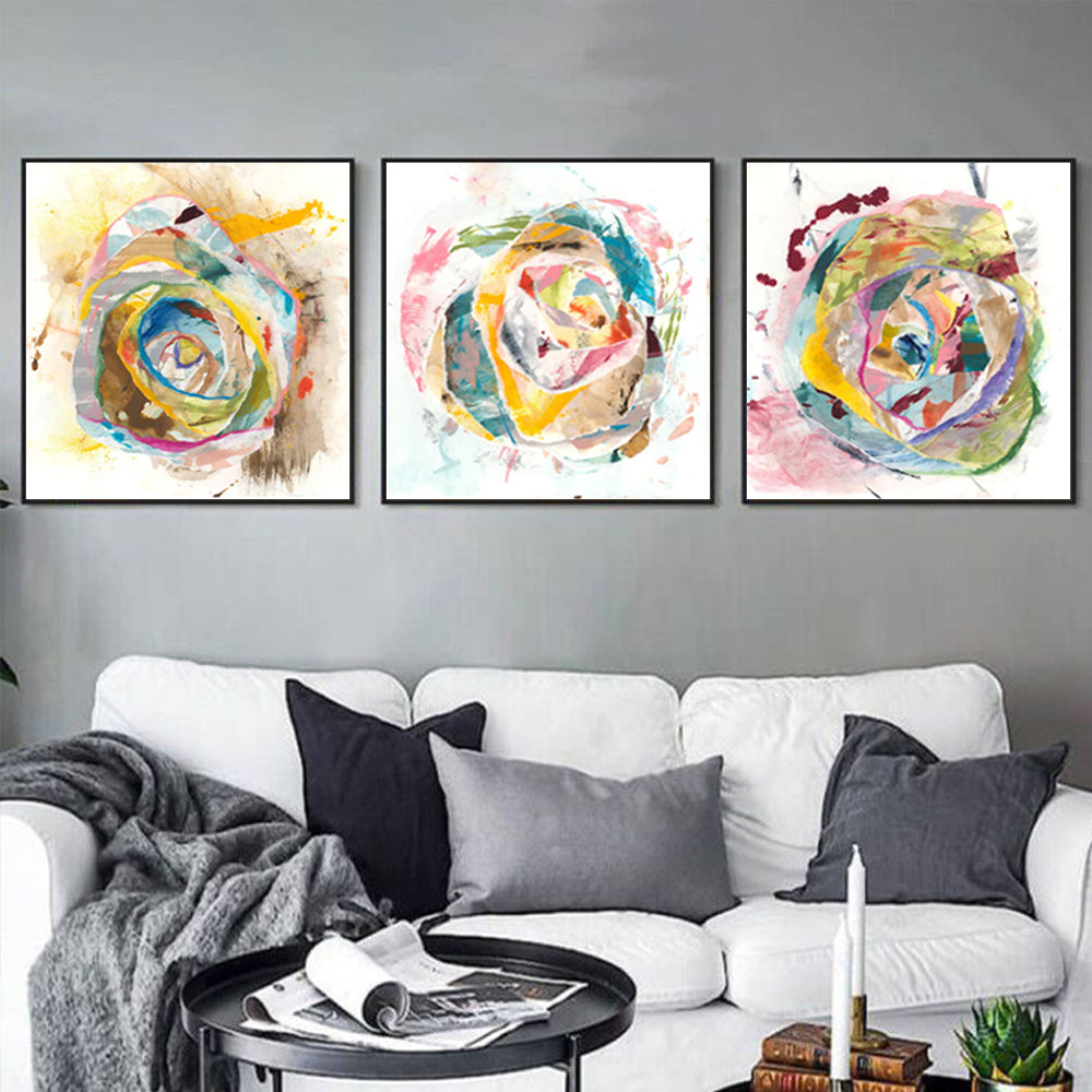 Wall Art - Roses (3 sets) - Canvas Prints-Poster Prints