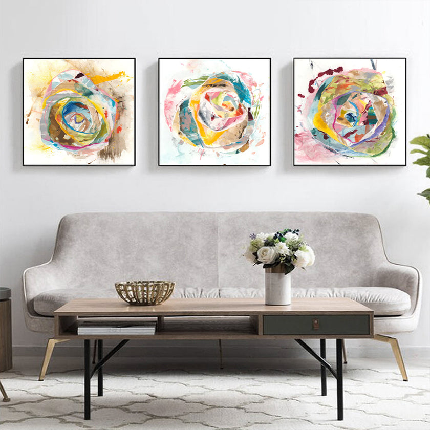 Wall Art - Roses (3 sets) - Canvas Prints-Poster Prints