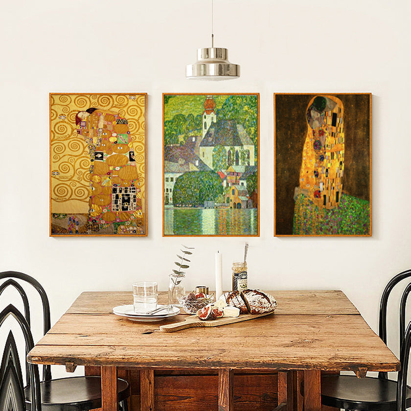 Wall Art prints - Artworks by Klimt 3 sets - Poster Prints -Canvas Prints