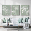 Wall Art  - Sage Green 3 Sets - Poster Prints -Canvas Prints