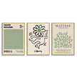 Wall Art  - Sage Green Mix Art 3 sets - Poster Prints -Canvas Prints