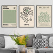 Wall Art  - Sage Green Mix Art 3 sets - Poster Prints -Canvas Prints