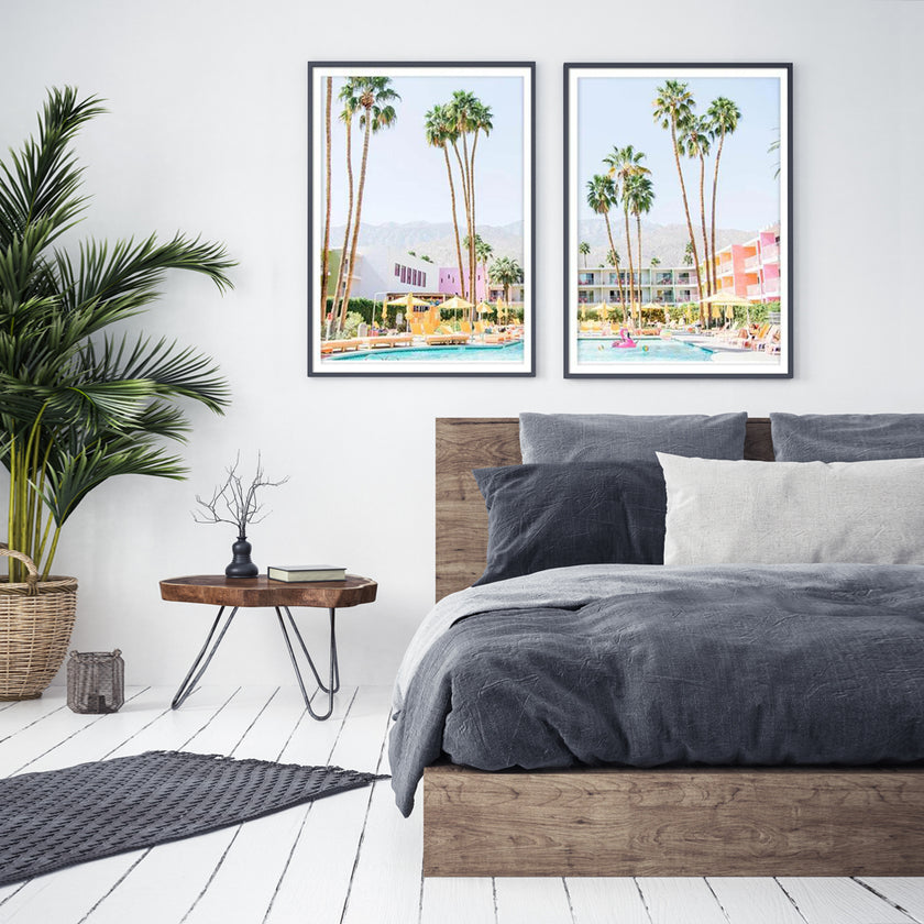 Wall art - Saguaro Hotel (2 sets)- Canvas Prints- Poster Prints