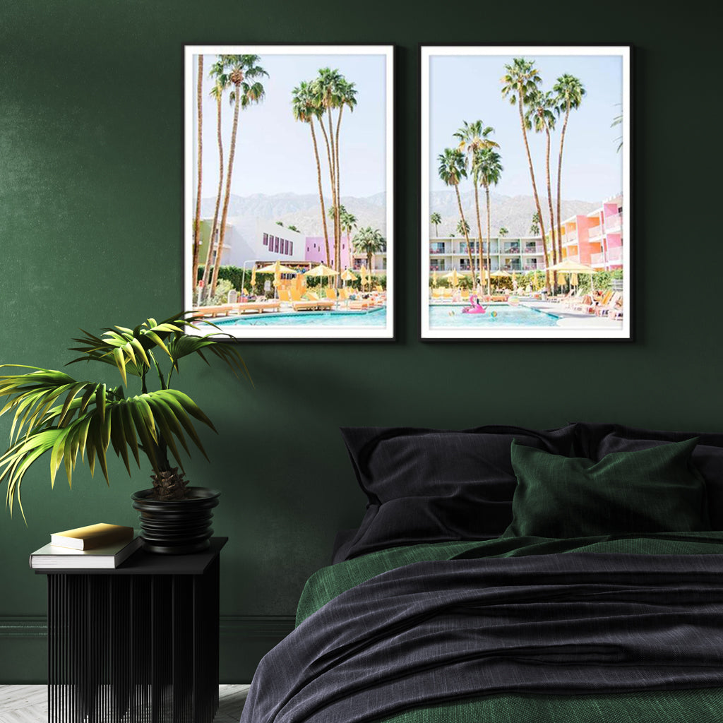 Wall art - Saguaro Hotel (2 sets)- Canvas Prints- Poster Prints
