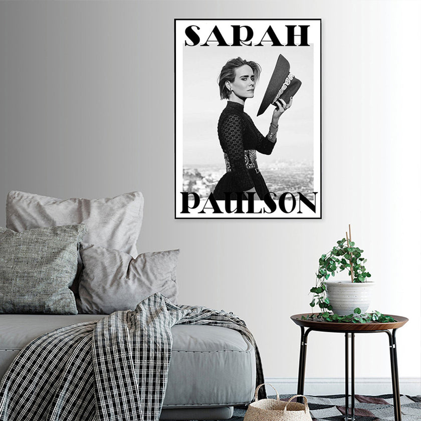 Wall Art - Sarah Paulson - Canvas Prints-Poster Prints