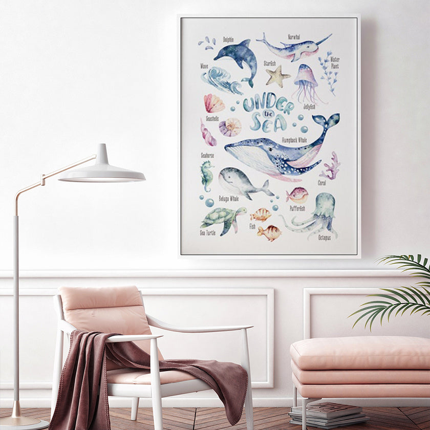 Wall Art - Sea Animals - Canvas Prints-Poster Prints