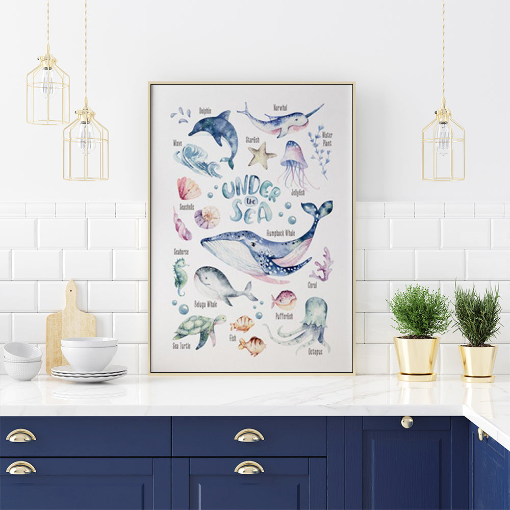 Wall Art - Sea Animals - Canvas Prints-Poster Prints