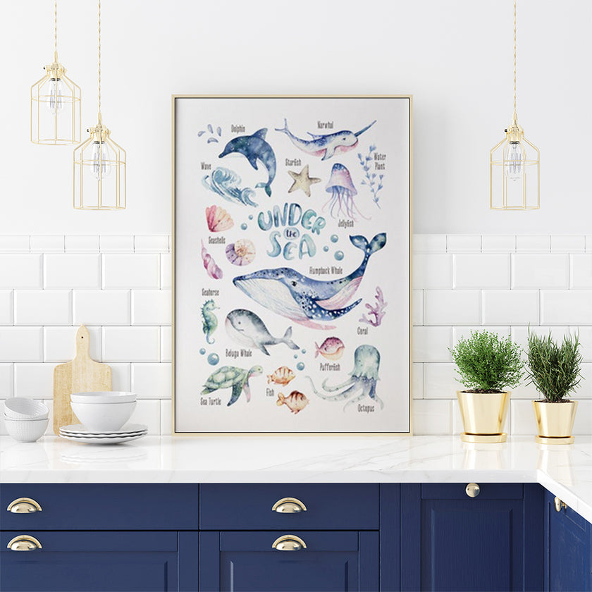Wall Art - Sea Animals - Canvas Prints-Poster Prints