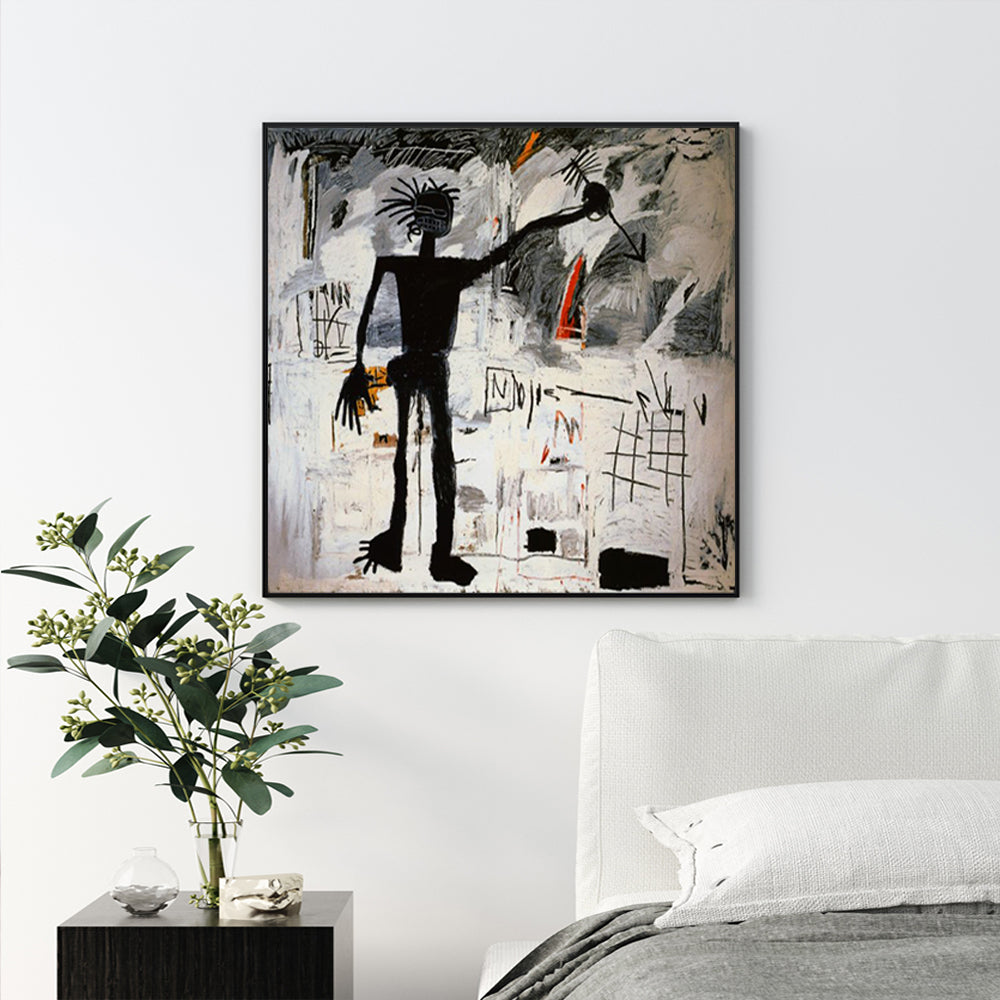 Wall Art - Self Portrait By Basquiat - Canvas Prints-Poster Prints
