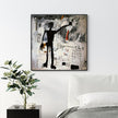Wall Art - Self Portrait By Basquiat - Canvas Prints-Poster Prints