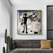 Wall Art - Self Portrait By Basquiat - Canvas Prints-Poster Prints