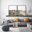 Wall art- Horse 2 sets- Canvas Prints- Poster Prints