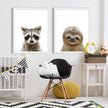 Wall Art- Sloth Baby- Canvas Print - Poster Print