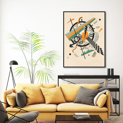 Wall Art - Small World By Wassily Kandinsky - Canvas Prints-Poster Prints
