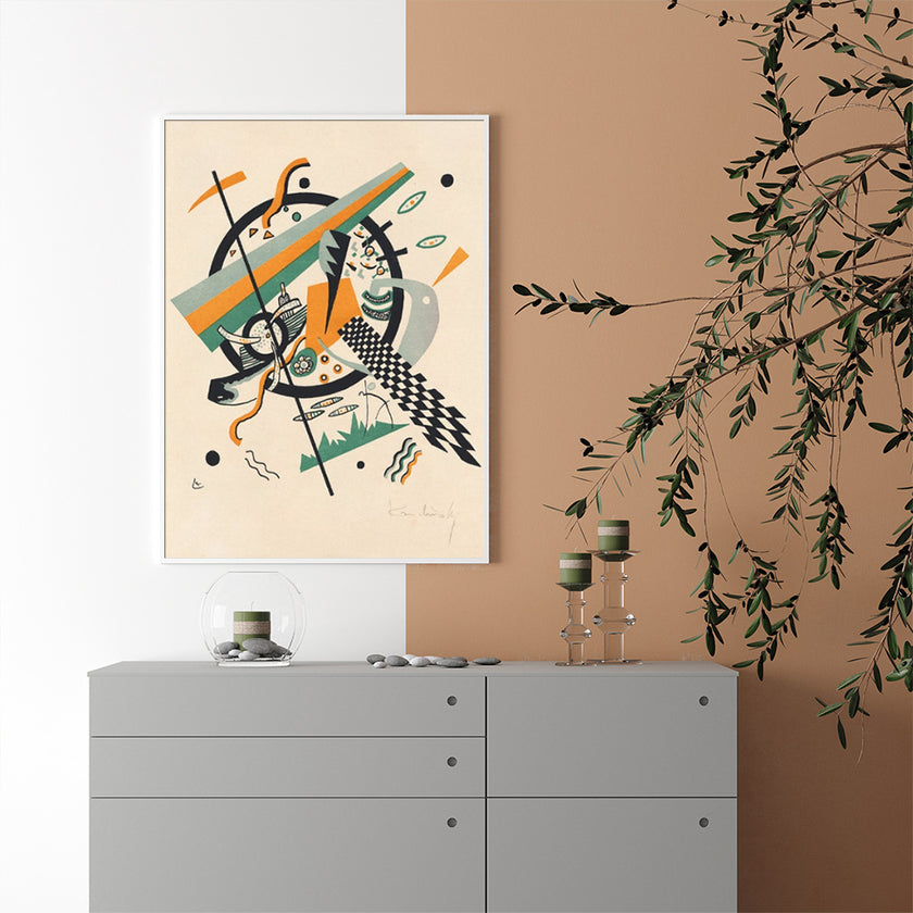 Wall Art - Small World By Wassily Kandinsky - Canvas Prints-Poster Prints