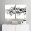Wall art - Stylish Abstract Black 2 sets- Canvas Prints- Poster Prints